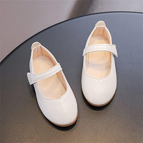 Модел обувки за малки момичета, нескользящие Меки обувки Mary Jane, балетные обувки без закопчалка, вечерни учебни обувки