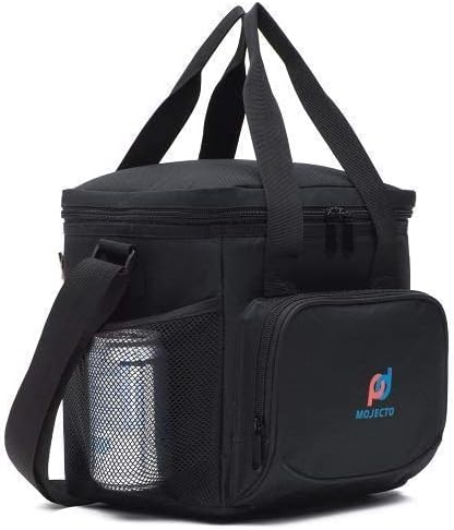 Чанта за обяд MOJECTO Cooler (10x9,5x7 инча) - издръжлив полиестерен плат 600D, дебела подложка Peva, с много джобове