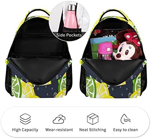 Училищен Backpack Lemon Lightweight Backpack На Раменната Раница За Пътуване, Пазаруване, Туризъм