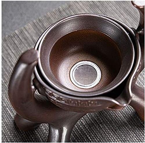 Полуавтоматични Чай Комплект за Рязане на Керамични камъни CUJUX, творчески Чай Кунг-фу от Чаено Сервиза, за да проверите