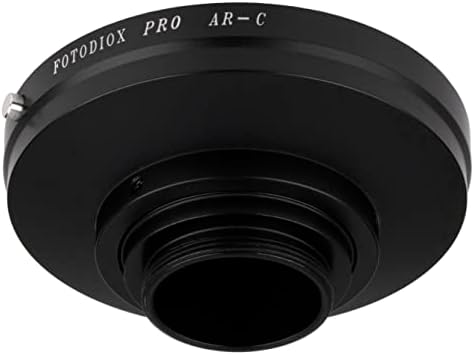 Адаптер за закрепване на обектива Fotodiox Pro е Съвместима с обективи Konica Auto-Рефлексен (AR) за камери с C-монтиране