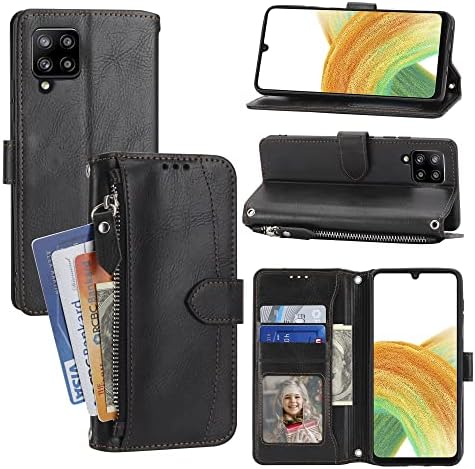 Калъф-за награда за мобилен телефон 2 в 1 чанта за носене-джобен формат, Съвместим с Samsung Galaxy A42 5G, Портфейл