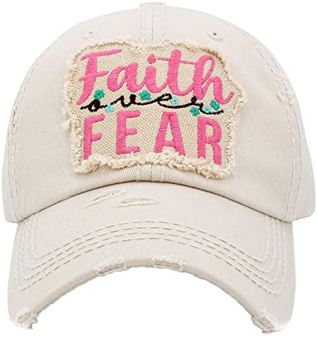 Дамски бейзболна шапка на Вяра над страха