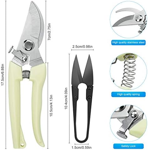 Градински ножици За подстригване, Ножици за подстригване от неръждаема стомана, Градинарски ножици, ножици за изрязване