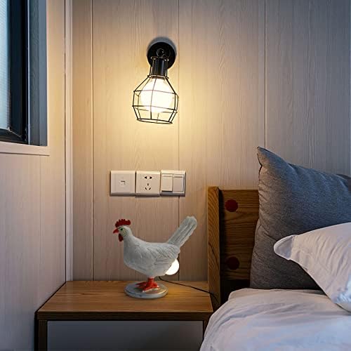 Firlar Забавна Лампа с Пиле, Настолна Лампа във формата на животно, USB Лампа за Таксидермии Кокоши Яйца, Лампа за Пиле,