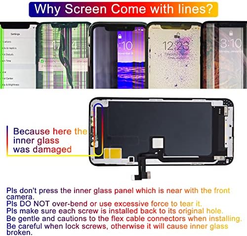 Премиум Смяна на екрана за iPhone 11 Pro MAX (6,5 инча) Модели A2161, A2220, A2218-Комплект за ремонт на сензорния екран