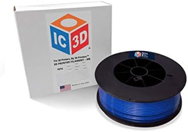 Конци за 3D-принтер IC3D Blue 2,85 мм PETG - Макара 2,5 кг - Точност +/- 0,05 mm - Темата за 3D печат на професионален