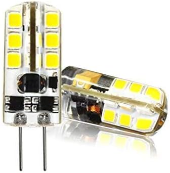Най-добре е да се купуват (6 опаковки) 3-Ваттная led лампа T4 G4 с регулируема яркост 12-30 На ac /dc, 24SMD 2835 LED,