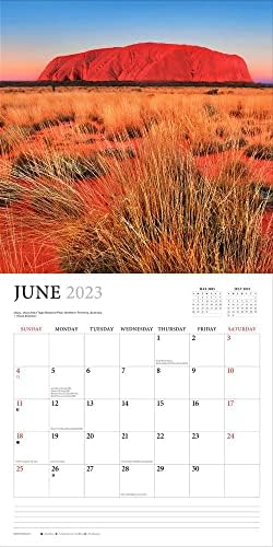 Календар за снимки при пътуване в 2023 година - Луксозен комплект стенни календари, за да пътуват по света на 2023 година