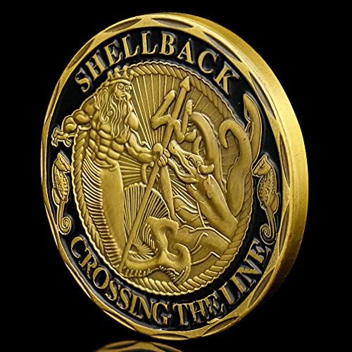 Монета на Военно-Морския флот на САЩ Спомен Коллекционный Подарък С Покритие Военна Монета Възпоменателна Монета