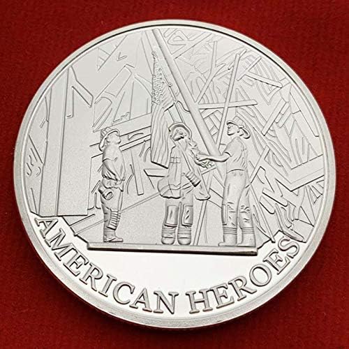 Септември 11.2001 Сувенир Американски герои Коллекционный подарък в памет на тези, които Сме загубили, сребърно покритие