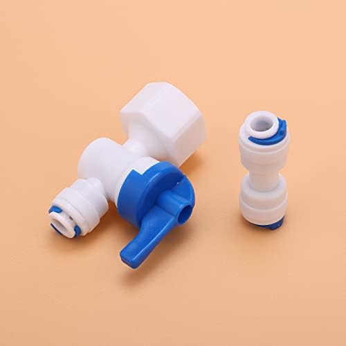 Pxyelec 5 Опаковки Быстроразъемных Клапани с переключающим отточна вода, с диаметър от 19 мм до 6,5 мм + 5 Опаковки Директно