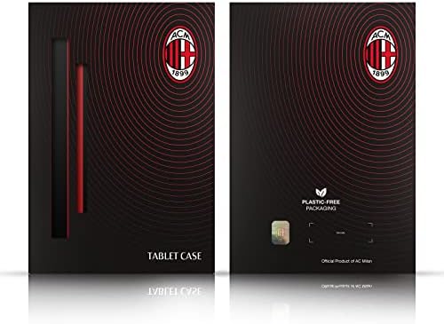 Дизайн на своята практика за главата Официално Лицензиран AC Milan Типография Art Твърд калъф с кристали, който е Съвместим