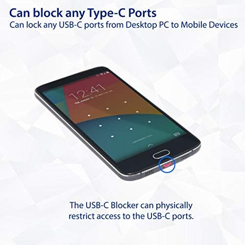 Syba Блокиращите портове USB-C Type-C от 4 части с Инструмент за премахване на САЙ-ACC20222