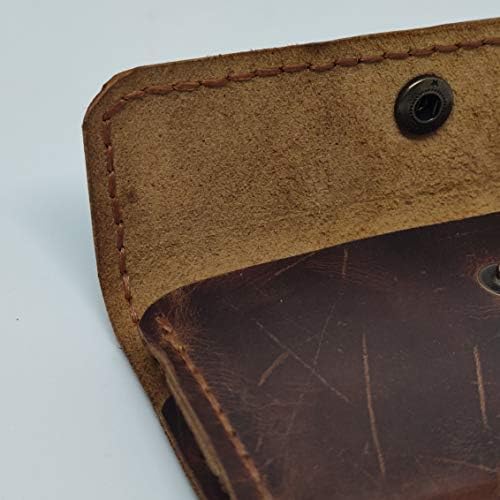 Чанта-кобур от естествена кожа за Motorola Moto G Pro, Калъф за вашия телефон ръчна изработка от естествена кожа, Изработен