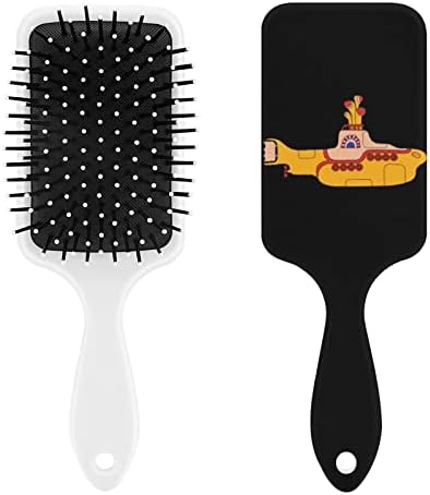 Смешно Жълтата Подводница Четка За Коса Скъпа Четка На Въздушна Възглавница Гребен за Мъже И Жени, Подарък За Косата