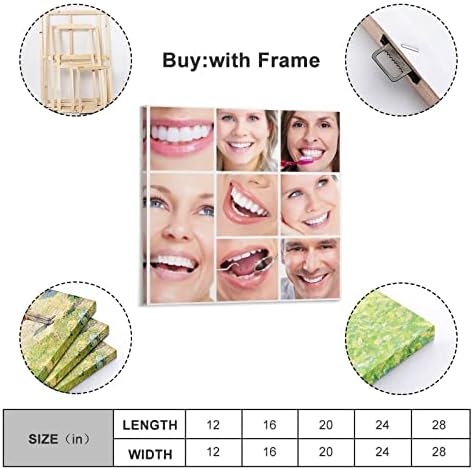 AOMACA Стоматологични Плакати Избелване на Зъби Зъболекарски Пластична Хирургия Болнични Плакат Платно Картина Стенен