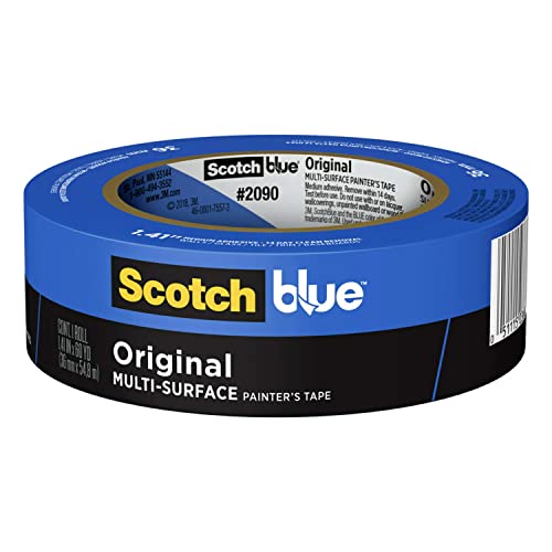 Scotch 2090-36EC Малярная лентата, Широчина 1,41 инча, синьо