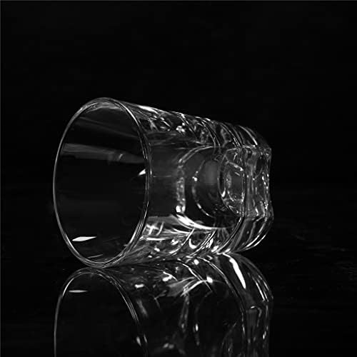 Чаша за Уиски LDCHNH Rock 8 Унции За По Коктейл Scotch Bourbon, Комплект от 4 Кристални Продуктова Чаши, Чаша-Барабанен