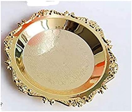 Златна тава за бижута XJJZS, креативен дизайн, стабилен и издръжлив, благороден и луксозен, се използва за настаняване
