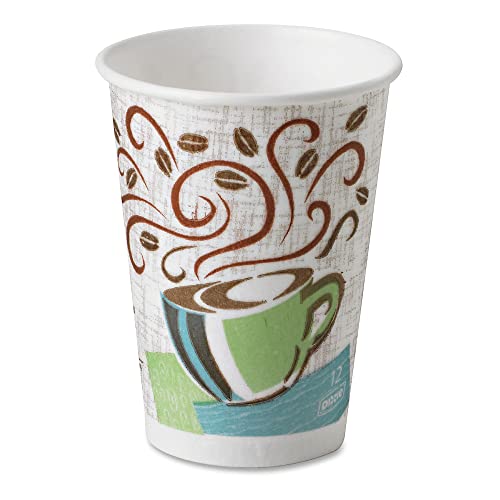 Dixie PerfecTouch 12 унции. Случайна Хартиена чаша за горещо кафе от GP PRO (Джорджия-Тихоокеанския регион), утайка от