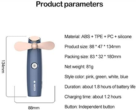 Нов Портативен Ръчен Мини-Fan USB Акумулаторна Вентилатор за Подаване на Вода Автоматично Спрей за Дома или За Пътуване