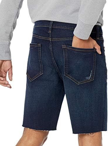 Къси мъжки дънки Essentials Slim-fit дължина 9 см по вътрешния шев