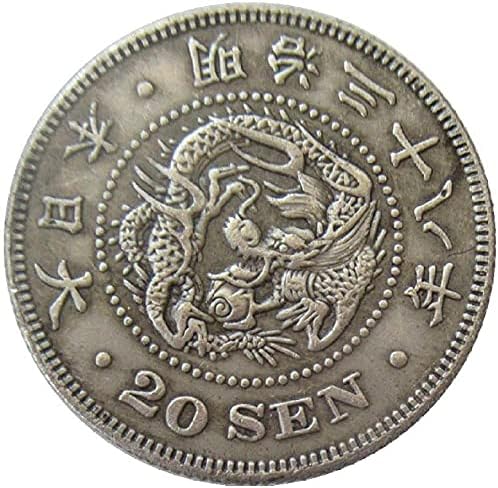 Монета на Повикване Американски Фризьор 10 Цента 1906 сребърно покритие Копие на Възпоменателни Монети Събиране на монети