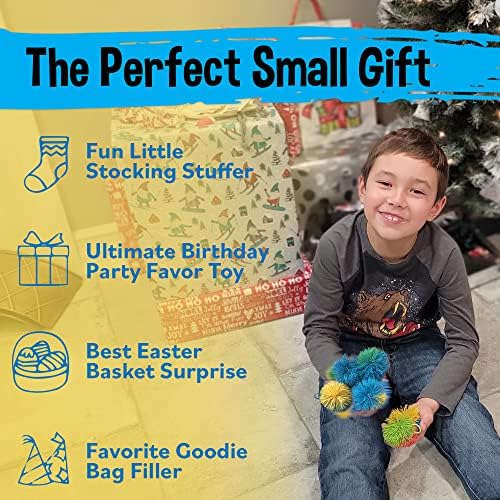 Kooosh Топки за децата-8 опаковки - подарък за Великден, Топка За облекчаване на стреса, Обезьяньи Топки, Играчки Непоседа