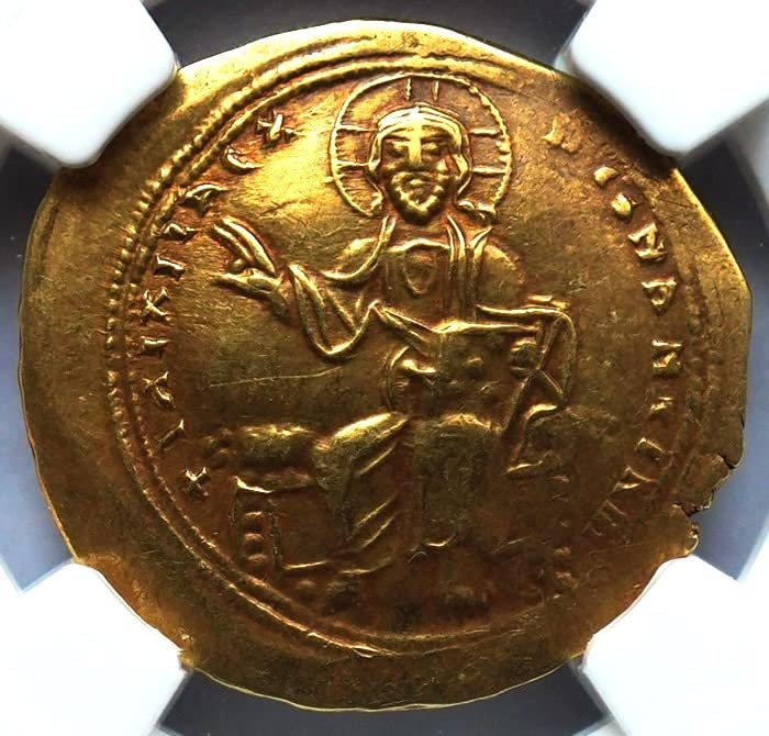TR 1057-1059 крумовград, Византийската империя, Средновековна Златна монета, Аутентифицированная и Градуированная Histamenon