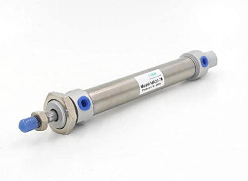 Пневматични Малки цилиндри с Двойно действие от Неръждаема Стомана с диаметър 16 мм, диаметър на ход 40 мм, мини-въздушен