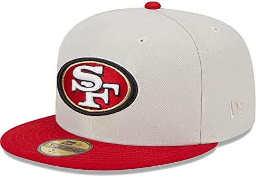 Мъжка шапка New Era Каки/Скарлет с нашивкой Шампиони за супер купата на Сан Франциско 49ers 59FIFTY, Приталенная Шапка