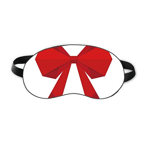 Абстрактен Коледна Лък Оригами Модел Sleep Eye Shield Мека Нощна Превръзка На Очите Сянка На Кутията