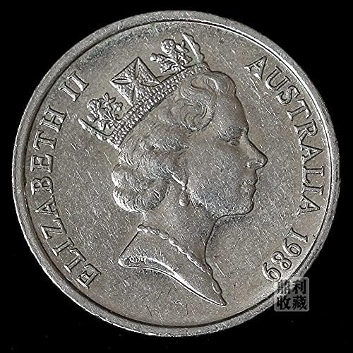 Вызовная Монета Сингапур 5 Точки Национален Голям Театър Мивка Дуриана 17 мм Азиатски Чуждестранни Монети Събиране на