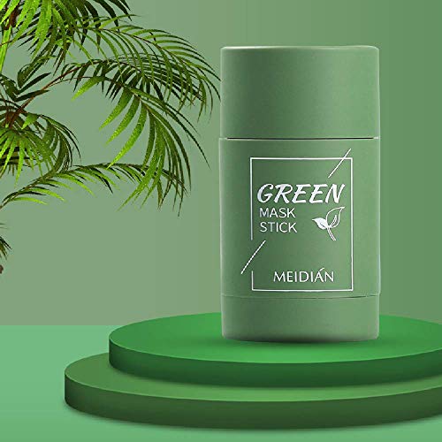 WFWJ 2 ЕЛЕМЕНТА Маска-стик от зелен чай за премахване на черни точки с екстракт от зелен чай Дълбоко почиства порите, овлажнява, избелва кожата, премахва акнето за вси?