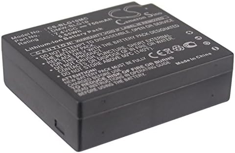Смяна на батерията за Lumix DMC-GX80 Lumix DMC-GF6W Lumix DMC-GF3K Lumix DMC-TZ100 Lumix DMC-GF6X Lumix DMC-ZS100 DMW-BLG10E