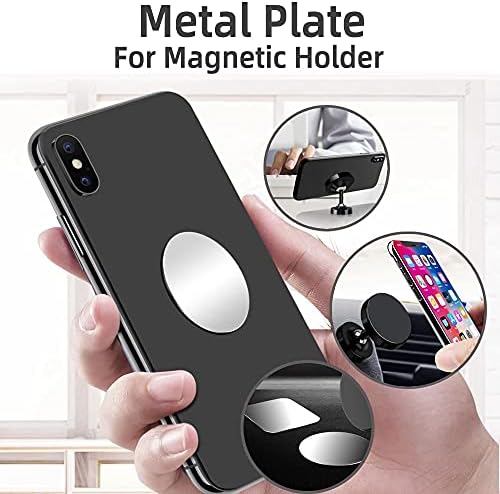 Метални табели за телефон SALEX за магнитно закрепване в колата, на стената, в держателе телефон. Преносимото набор от