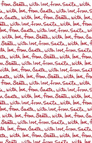 Празнични експлозии с любов от Дядо Коледа от празничната амбалажна хартия (ролка 24 x 15)