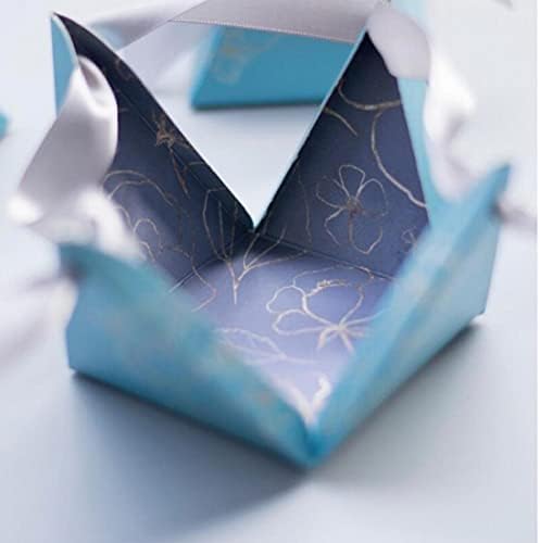 50шт Триъгълна Пирамидални Кутия шоколадови Бонбони Сватбени Сувенири и Подарък Кутия Хартиена Опаковка Кутия за Сватба