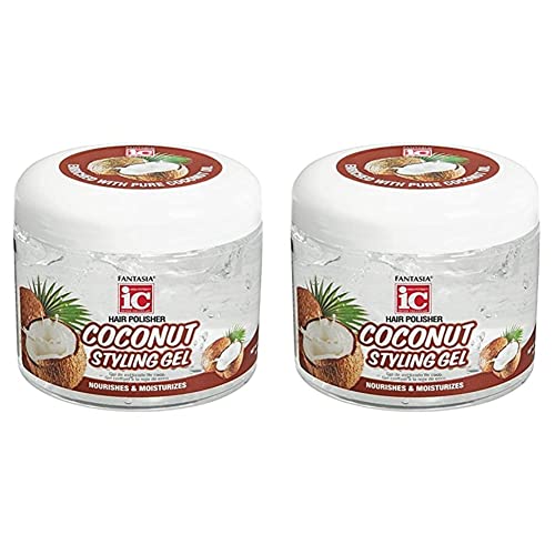 Гел за оформяне на косата Fantasia Gel Coconut, 16 Унции (IC3310)