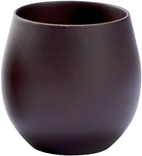 Ямашита когэй (Ямашита когэй) Дървена модерна чаша от дърво, φ7,2 × H8,2 см, кафява (Френски тост 19-1012tcx)