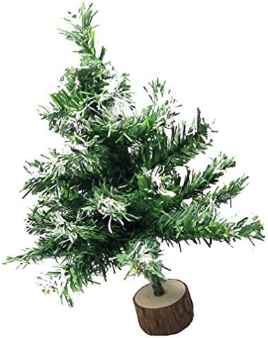 TOYANDONA Коледно Дърво Миниатюрни Мини Коледно Дърво Украшение на Коледно Парти Украса на Работния Плот Снимка Подпори за Коледни Подаръци Подаръци 30 см