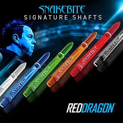 Средни върховете на стрели за дартс, RED DRAGON Peter Wright Snakebite Signature Series - 3 комплекта в опаковка (общо