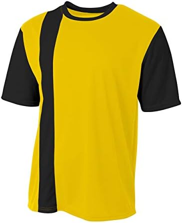 Спортни дрехи формат А4 За Футбол Отпред-Шарени 2-Цветен Влагоотводящий Лек Дишащ Мрежест Трико
