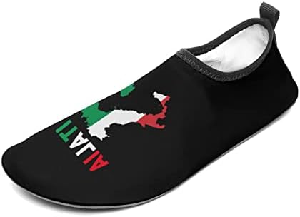 Карта на хартата на Италия Бързосъхнеща Обувки за водни спортове на Плажа, Гмуркане, Сърф, Водни Спортове, Чорапи, без