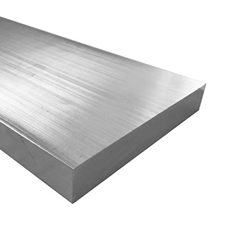 Алуминиев Плосък Сноп 3/4 x 6, Табела 6061, Дължина 48 см, Заготовка за смилане T6511